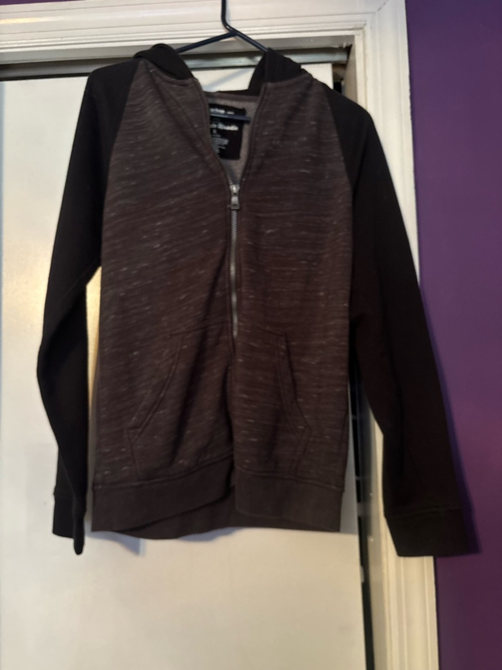 urban pipeline Gray and Black Ultimate Hoodie